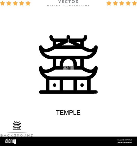 Temple Icon Simple Element From Digital Disruption Collection Line
