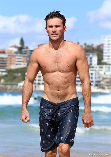 Scott Eastwood Shirtless On The Beach In Australia Feb Popsugar Celebrity Photo