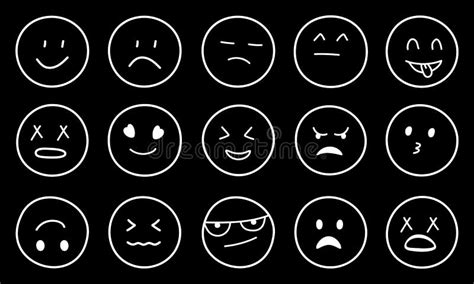 Line Art Hand Emoji Icons Stock Illustrations 308 Line Art Hand Emoji