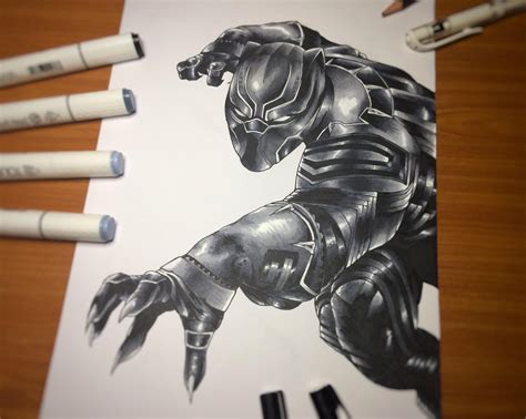 My Black Panther Drawing Drawing