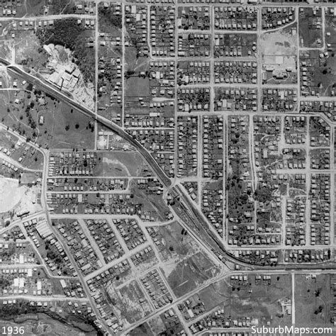 1936 Aerial Photo Of Newmarket Suburb Maps