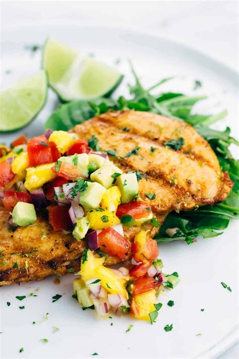Blitz everything together until it's completely smooth. Tequila Lime Chicken with Mango Salsa | Recipe | Mango ...
