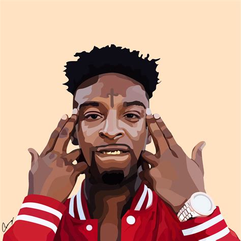 21 Savage Cartoon Smoking Wallpapers On Wallpaperdog