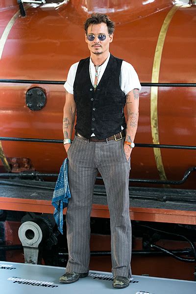 Johnny Depp Lone Rancher Photocall In Moscow June 27 2013 Star Style Man