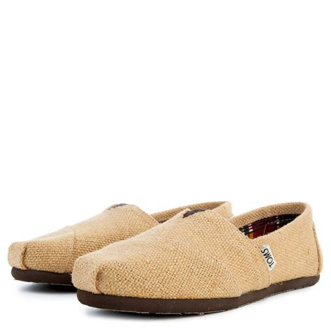 Toms Toms Classic Natural Burlap Flats Burlap 001004b07 Bge2 Karmaloop