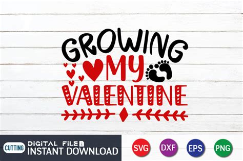 Growing My Valentine SVG By FunnySVGCrafts | TheHungryJPEG