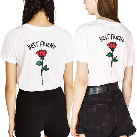 Shirt Für Zwei Damen Mädchen Bset Friends Tops Beste Freundin T Shirt 2