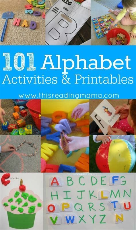 101 Alphabet Activities And Printables Alphabet Activities Alphabet