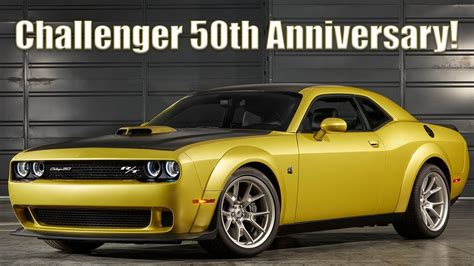 Meet The 2020 Dodge Challenger 50th Anniversary Editions Youtube