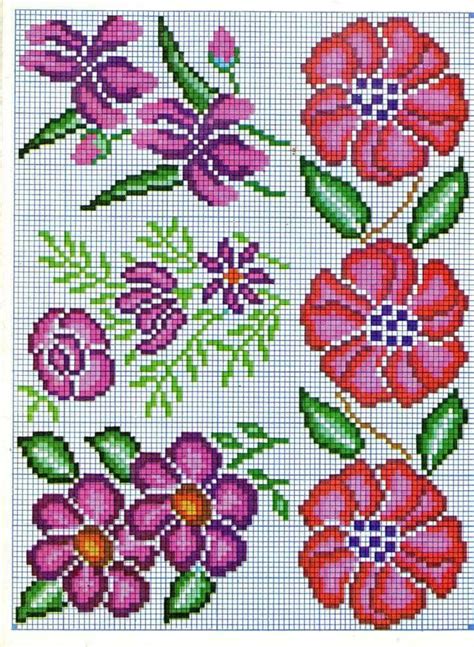 146 Best Punto De Cruz Mexicano Images On Pinterest Cross Stitch Flowers Cross Stitch