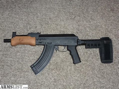 Armslist For Sale Custom Romanian Mini Draco Ak 47 Pistol 762x39mm