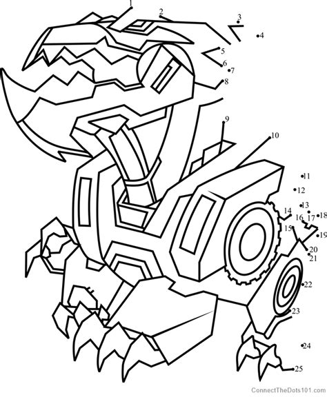 Underbite From Transformers Dot To Dot Printable Worksheet Connect
