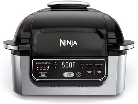 Place the seasoned steaks on the grill and place the lid on and let the steaks cook. Ninja Foodi Grill Steak - Fork To Spoon