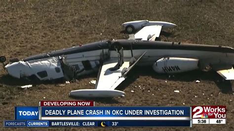 1 Dead 1 Injured After Plane Crashes At Oklahoma Airport
