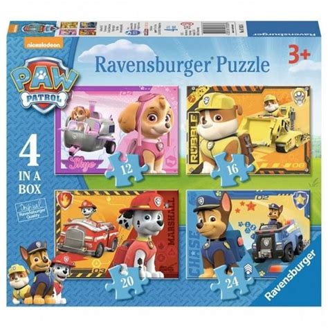 Ravensburger Puzzle 4w1 Obrazki Psi Patrol 3 8665145239 Oficjalne