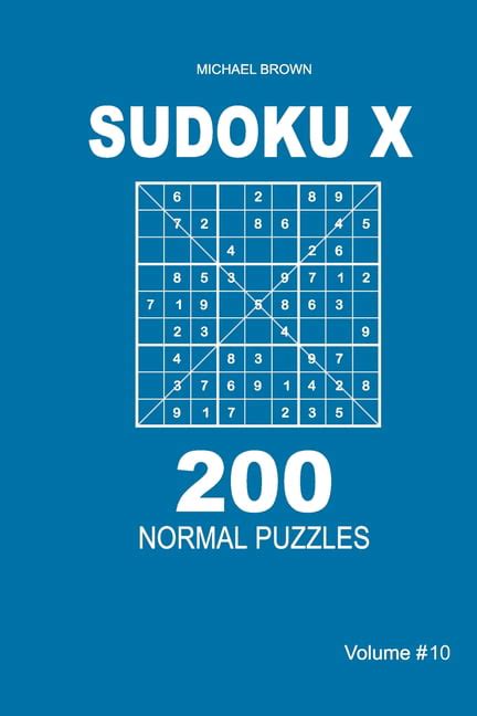 Normal Sudoku X 200 Normal Puzzles 9x9 Volume 10 Series 10