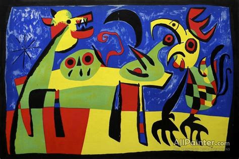 Joan Miró Miro Istanbul Women Birds Stars Oil Painting Reproductions For Sale Allpainter