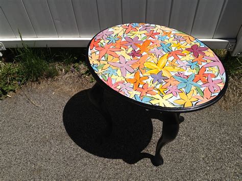 Painted Table Painted Table Saucer Chairs Decor
