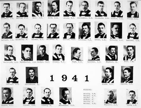 Class Of 1941 Dalhousie Alumni