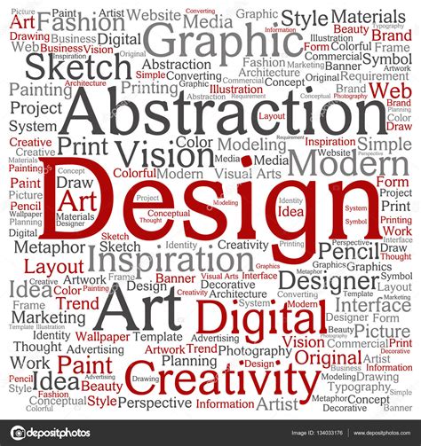 Graphic Design Word Cloud — Stock Photo © Design36 134033176