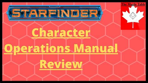 Playing ysoki is for those who want a creative, cunning and intelligent character. Starfinder Character Operations Manual Review - YouTube