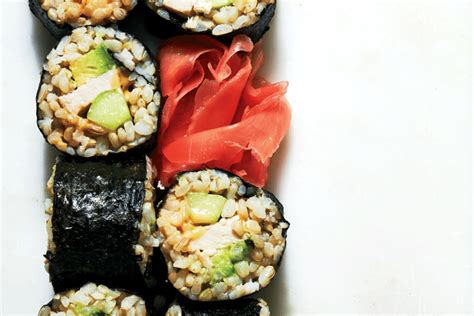 Chicken And Avocado Brown Rice Sushi Rolls Canadian Living