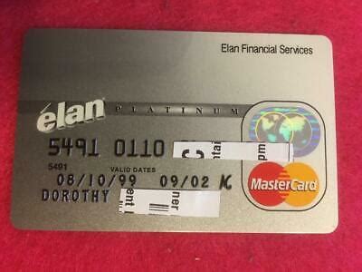 Elan financial services, a subsidiary of u.s. VINTAGE OLD CREDIT CARD: ELAN FINANCIAL SERVICES PLATINUM MASTERCARD | eBay