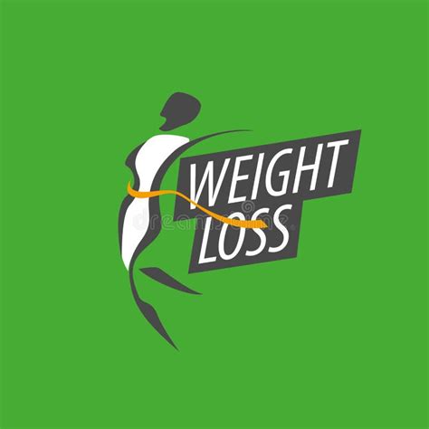 Weight Loss Logo Stock Vector Illustration Of Flat 126554483