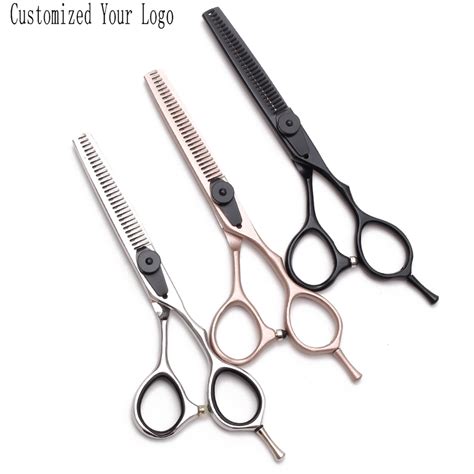 50pcs 6 175cm Jp Stainless Customize Logo Wholesale Barber Scissors