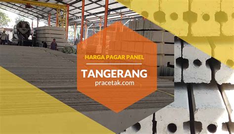 Pagar panel beton sangat cocok untuk digunakan pada kawasan industri, perumahan, bahkan untuk pembatas wilayah. Harga Pagar Panel Beton Tangerang 2020 | Supplier Precast