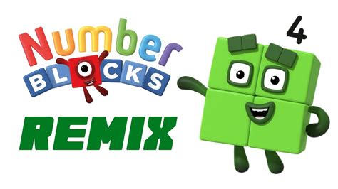Numberblocks Remix Four On The Floor Edm Cover Youtube