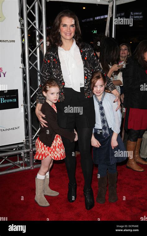 Brooke Shields And Daughters High Resolution Stock Photography And