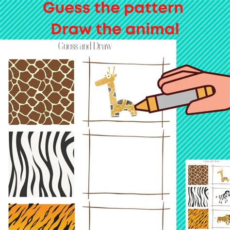 Guess The Pattern Worksheet For Kids