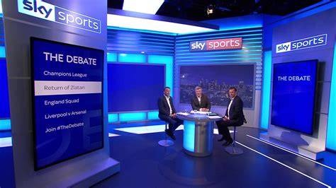 For 25 years the home of sport. Sky Sports Studio 1 Broadcast Set Design Gallery