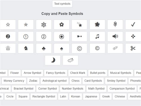 Copy And Paste Symbols By Copy And Paste Symbols On Dribbble