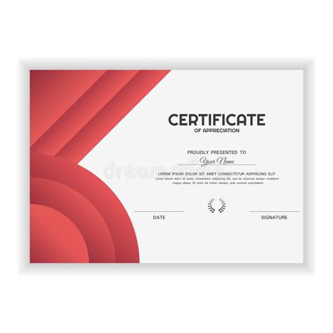 Creative Certificate Of Appreciation Award Template With Gradient Color