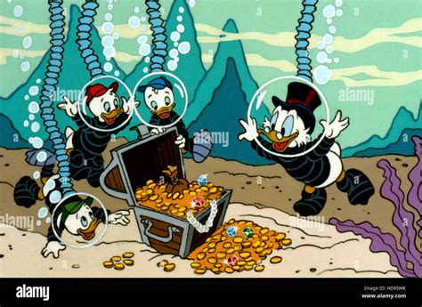 Ducktales From Left Louie Huey Dewey Scrooge Mcduck 1987 1990