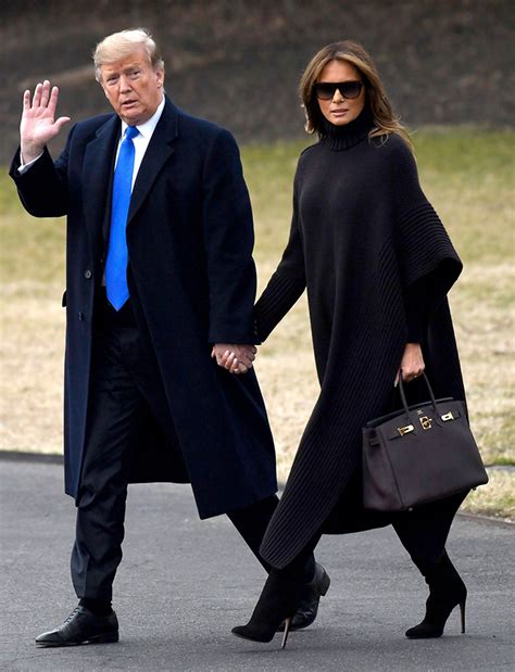 Melania Trumps Mar A Lago Boots Had Heels That Sunk Into The Grass Footwear News