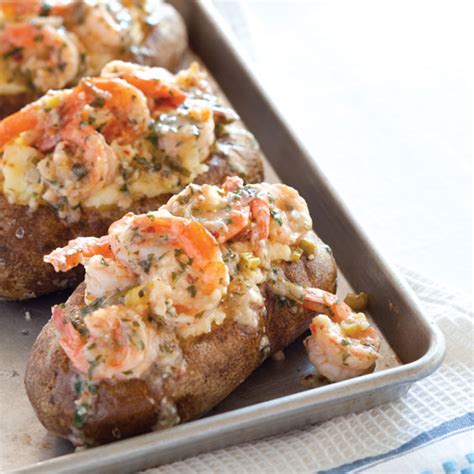 Spicy Shrimp Stuffed Potatoes Paula Deen Magazine