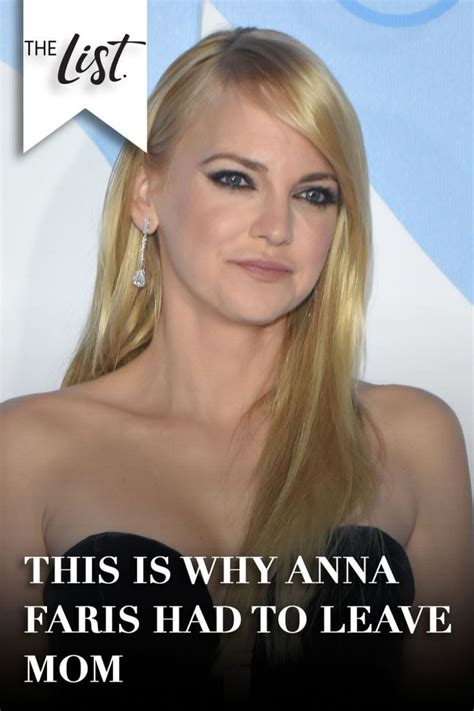 This Is Why Anna Faris Had To Leave Mom The List In 2023 Anna Faris