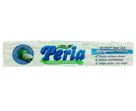 Perla Hypoallergenic Original White Laundry Soap Bar 4 Bars X 95g