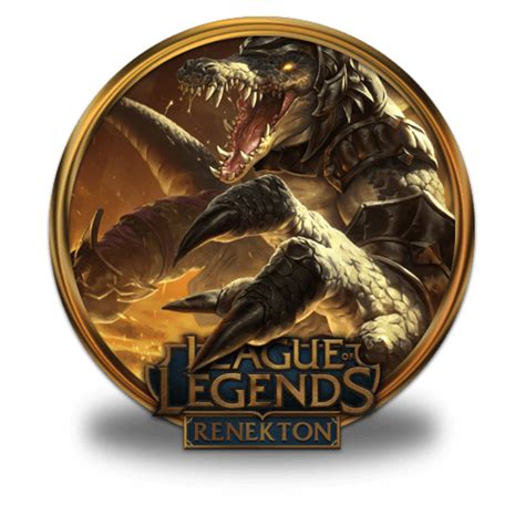 Renekton Icon League Of Legends Gold Border Iconset Fazie69