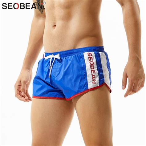 Seobean New Men S Sports Shorts Men Quick Dry Nylon Fabrics Beach
