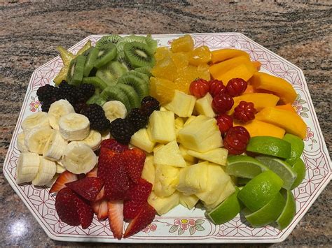 Fruit Platter Each And Every Day We Prepare A Mouth Watering Platter