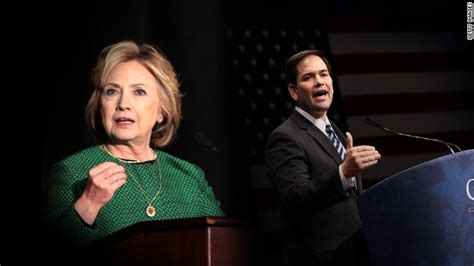 Hillary Clinton Vs Marco Rubio Inicia La Carrera Presidencial Cnn