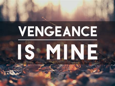 Vengeance Is Mine Word Of Life Church