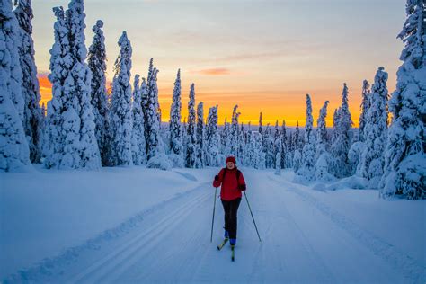 Skier In Polar Night Jon Jikkas Flickr