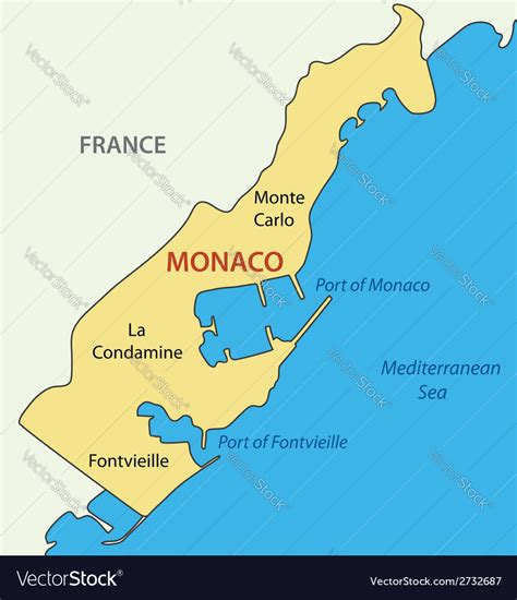 Monaco Map Monaco Archer Wiki Fandom Bordered By France To The