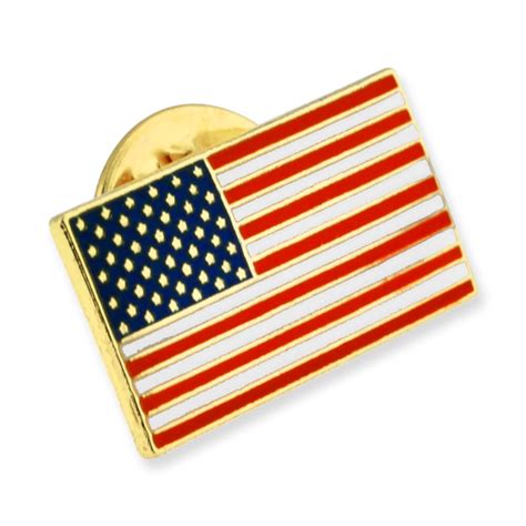 American Flag Rectangle Pin Pinmart
