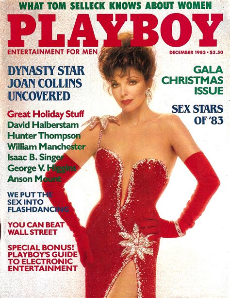 Lot Playboy Magazine December 1983 Edition Clean Condition